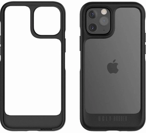 Ugly Rubber U-Model for iPhone 12 / 12 Pro Black Case