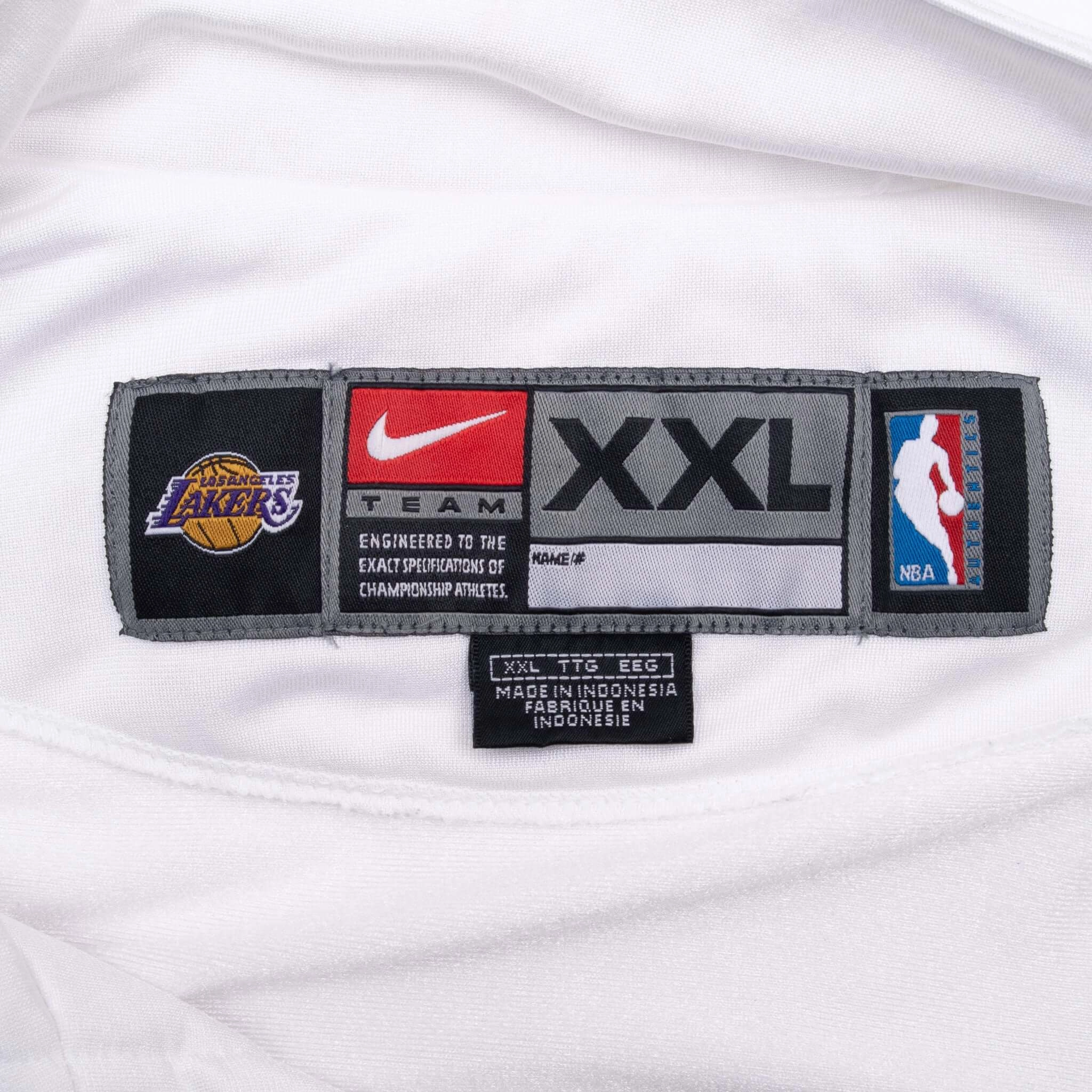 VINTAGE NBA NIKE LOS ANGELES LAKERS TRACKSUIT JACKET 2000S 2XL