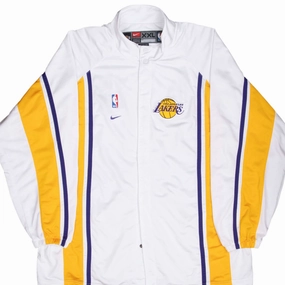 VINTAGE NBA NIKE LOS ANGELES LAKERS TRACKSUIT JACKET 2000S 2XL
