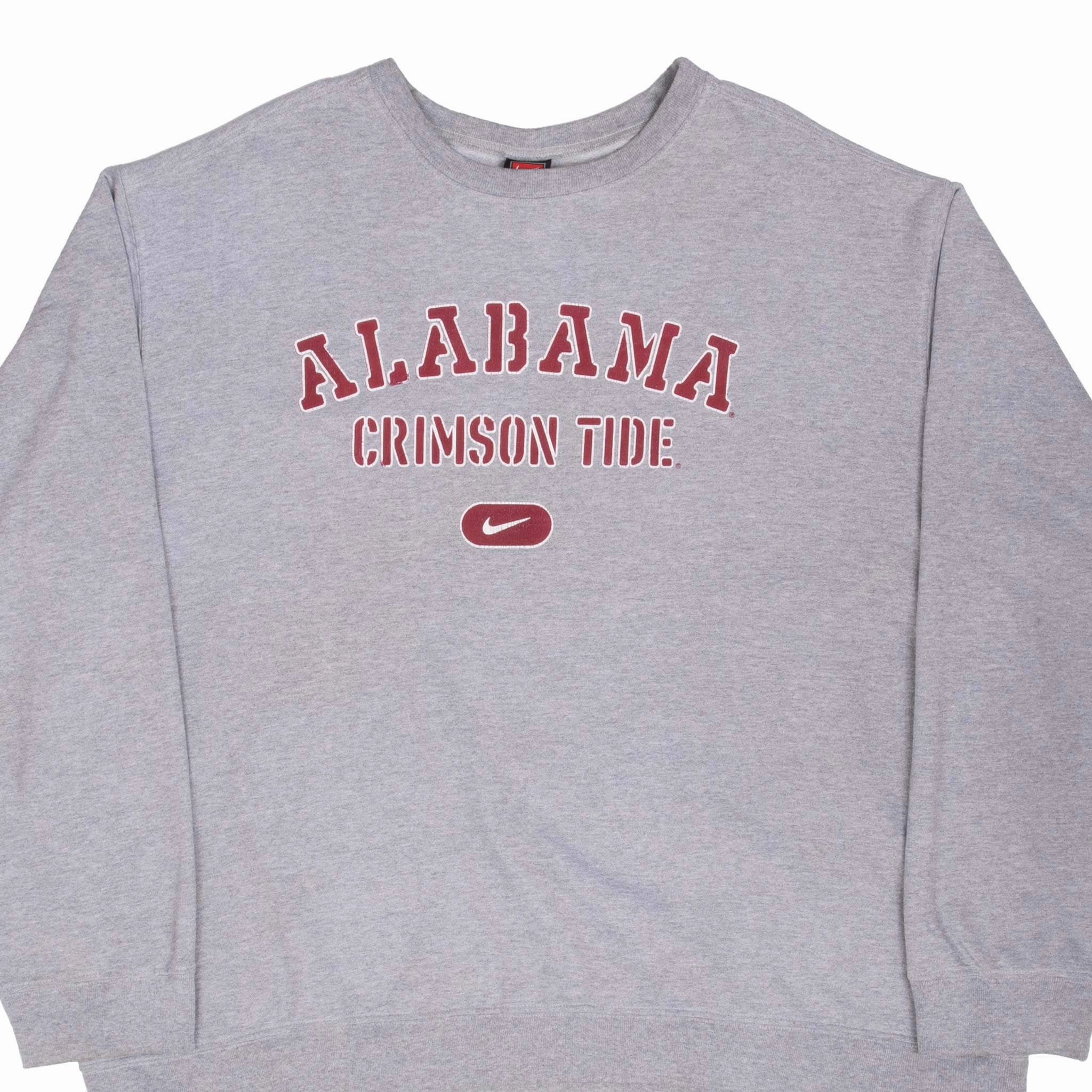 VINTAGE NCAA NIKE ALABAMA CRIMSON TIDE SWEATSHIRT 1990S 2XL MADE IN USA