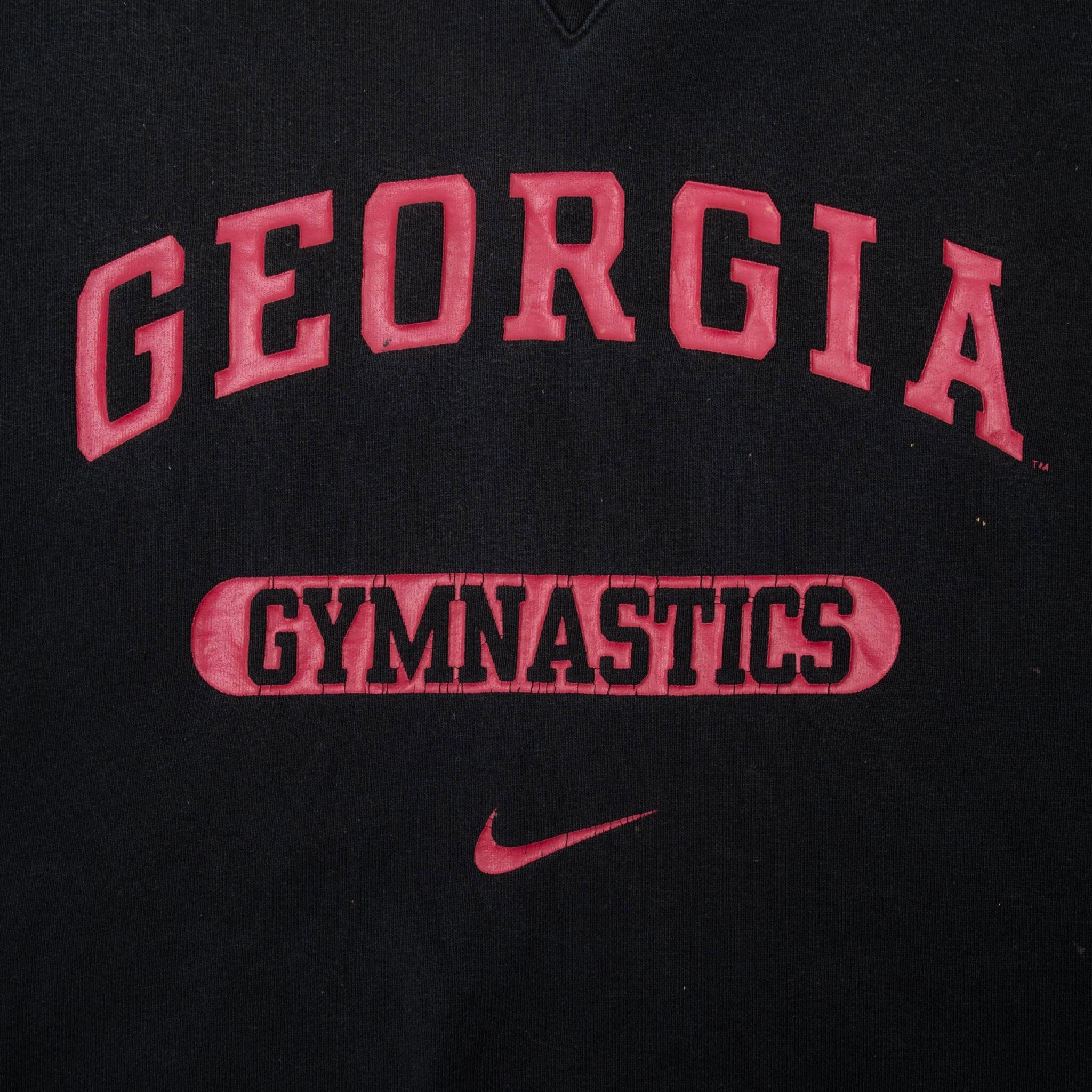 VINTAGE NCAA NIKE GEORGIA UNIVERSITY GYMNASTICS SWEATSHIRT 1990S MEDIUM