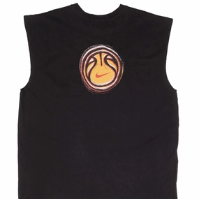VINTAGE NIKE BASKETBALL BLACK TANK TOP TEE SHIRT 1990S SIZE XL