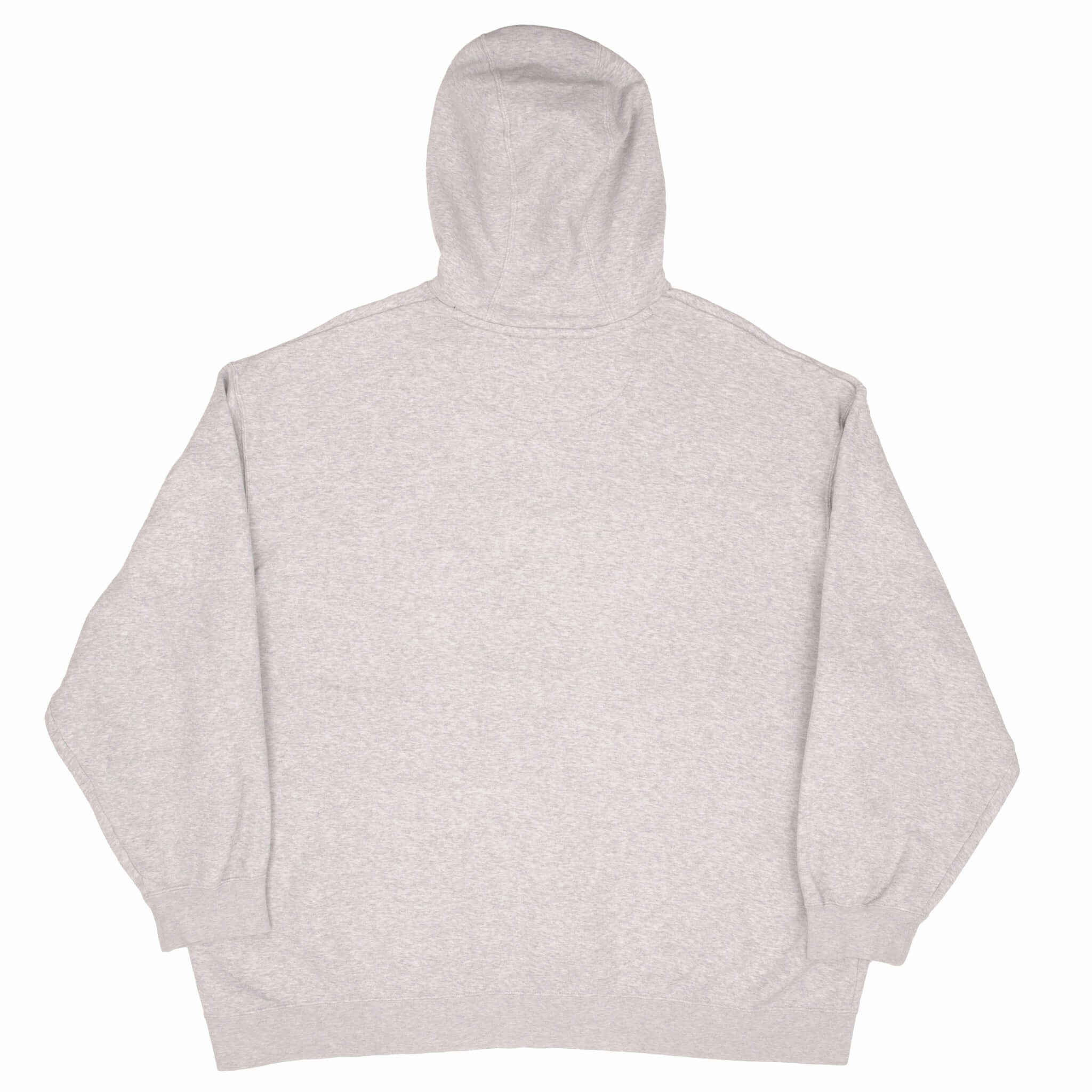 VINTAGE NIKE BIG SWOOSH GREY HOODIE SWEATSHIRT 2000S SIZE XL