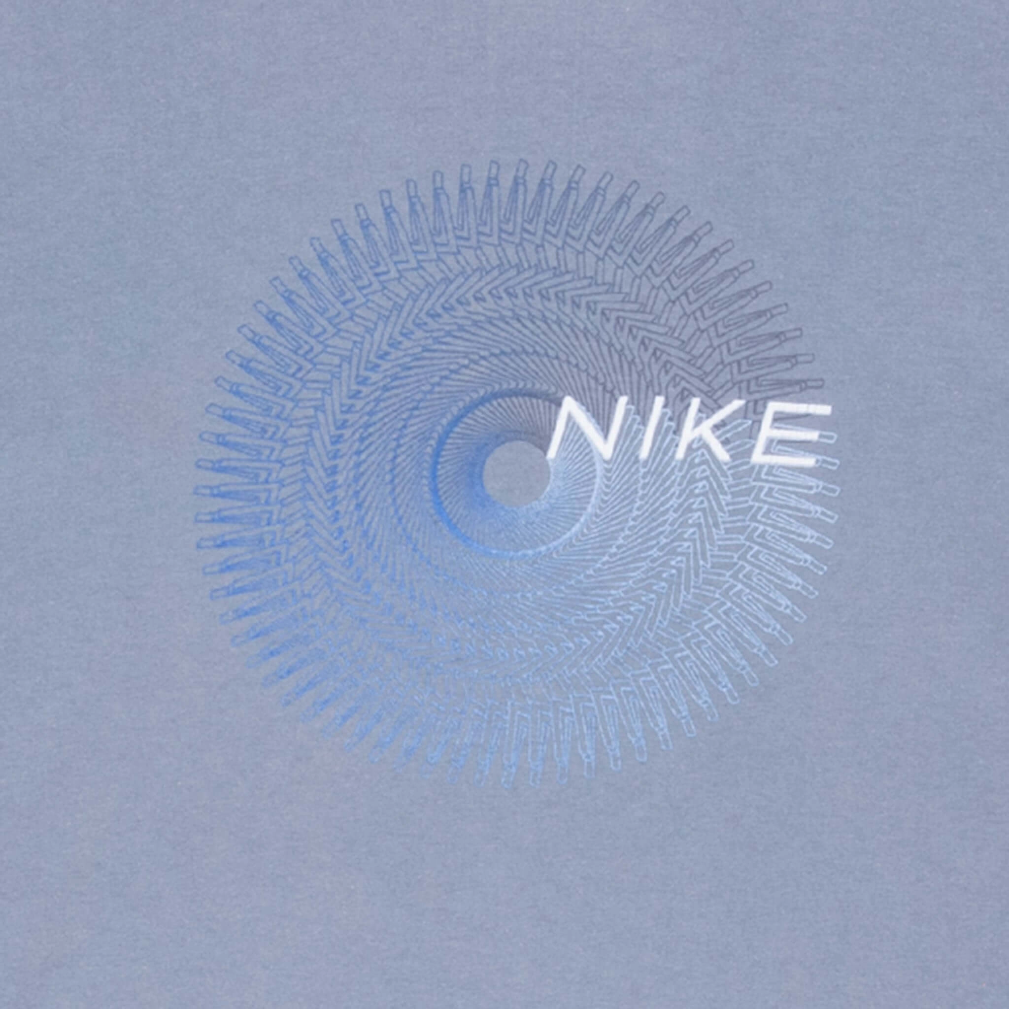 VINTAGE NIKE BLUE TEE SHIRT 2000S SIZE XL MADE IN USA