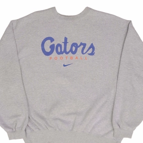 VINTAGE NIKE CENTER SWOOSH GATORS FOOTBALL SWEATSHIRT 1990S SIZE XL