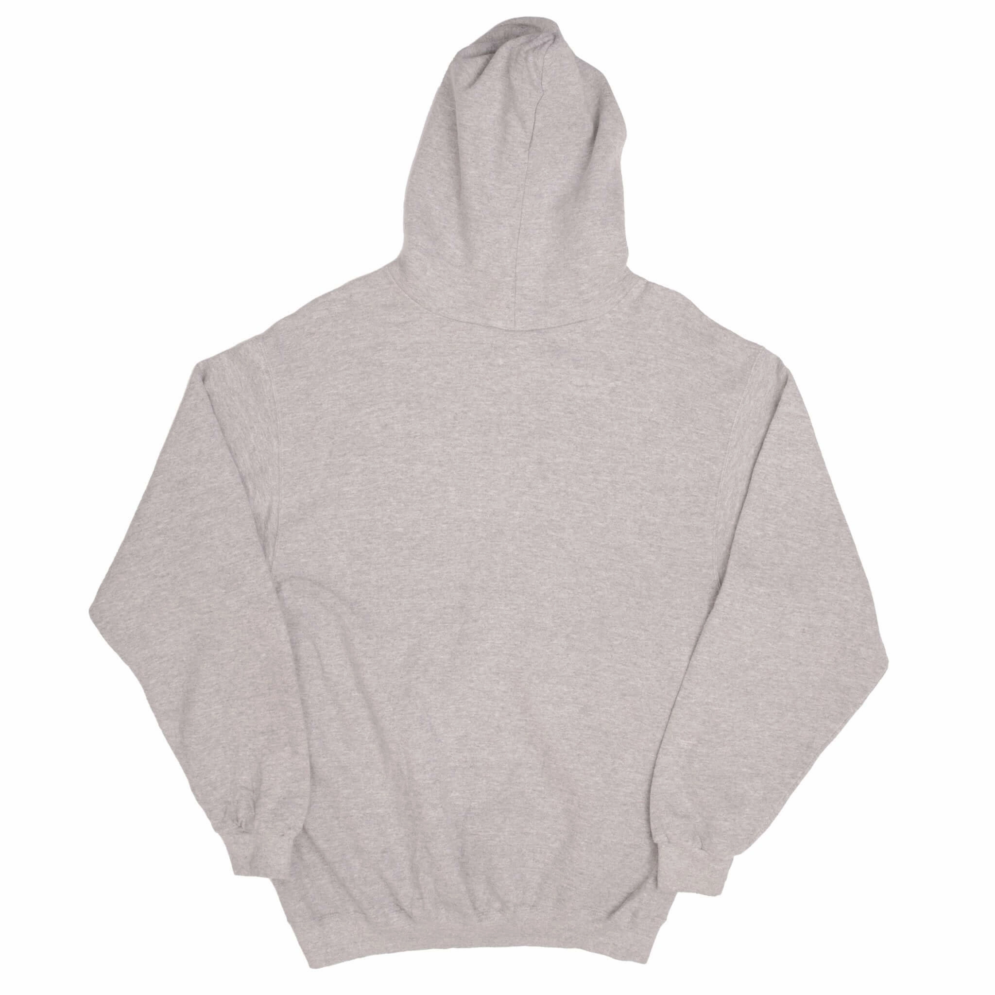VINTAGE NIKE CENTER SWOOSH GREY TRAVIS SCOTT HOODIE 1990S MEDIUM MADE USA