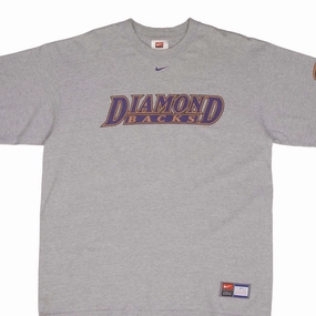 VINTAGE NIKE CENTER SWOOSH MLB ARIZONA DIAMONDBACKS TEE SHIRT 2004 SIZE LARGE