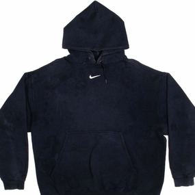VINTAGE NIKE HOODIE SWOOSH SWEATSHIRT 1990s SIZE XL MADE IN USA Travis Scott