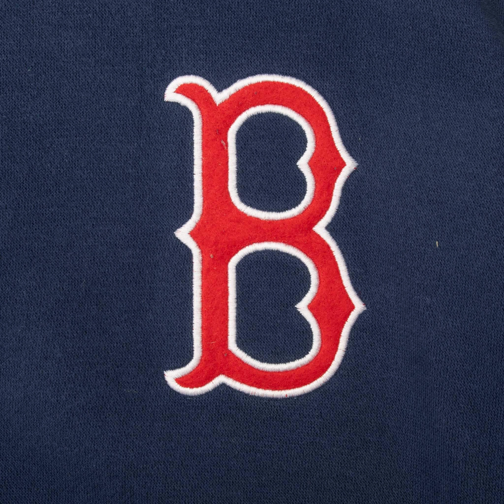 VINTAGE NIKE MLB BOSTON RED SOX FULL ZIP HOODIE SWEATSHIRT 1990S 2XL