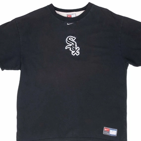 VINTAGE NIKE MLB CHICAGO WHITE SOX EMBROIDERED TEE SHIRT 2000S XL