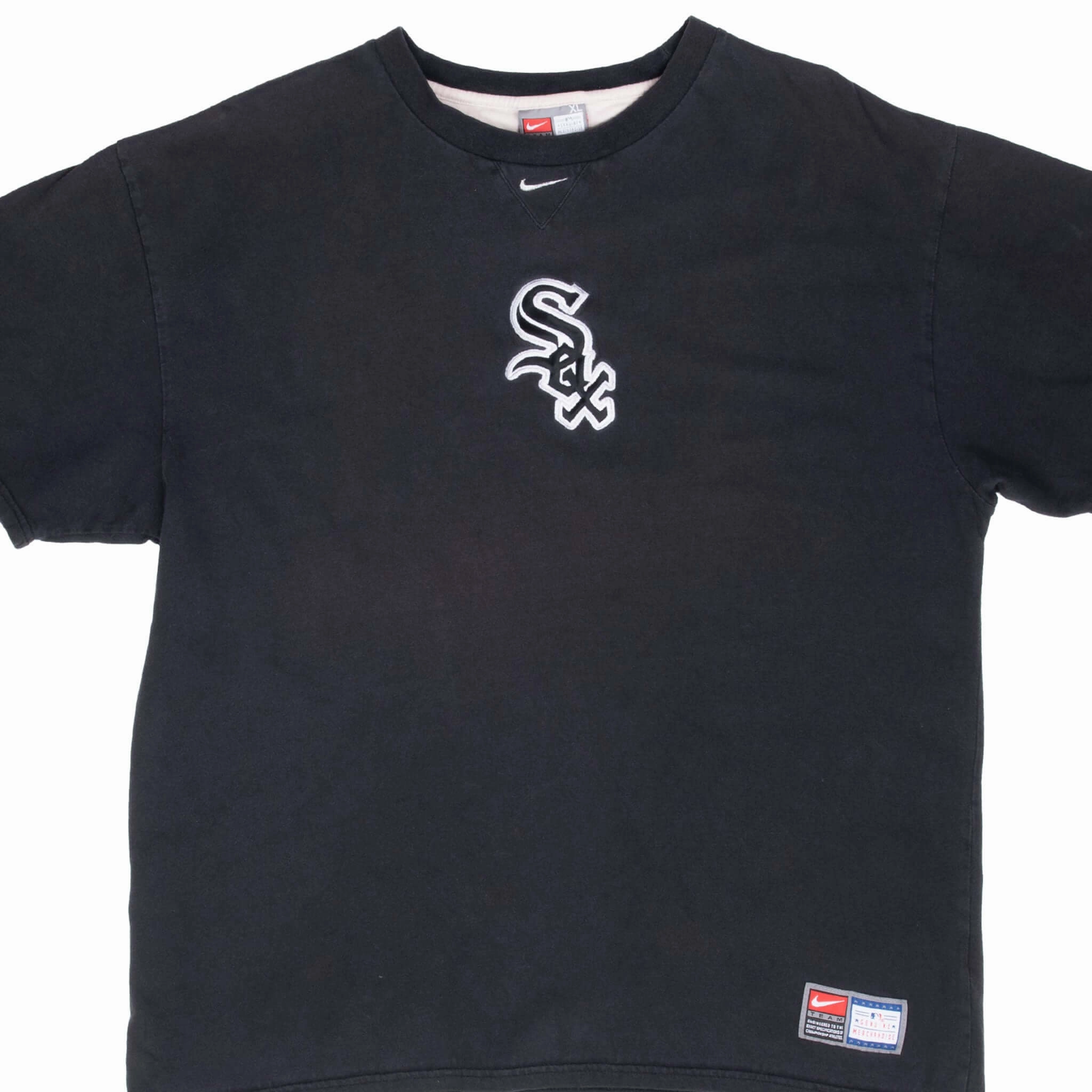 VINTAGE NIKE MLB CHICAGO WHITE SOX EMBROIDERED TEE SHIRT 2000S XL