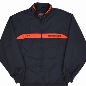 VINTAGE NIKE NCAA OREGON STATE BEAVERS WINDBREAKER JACKET 2000S SIZE MEDIUM