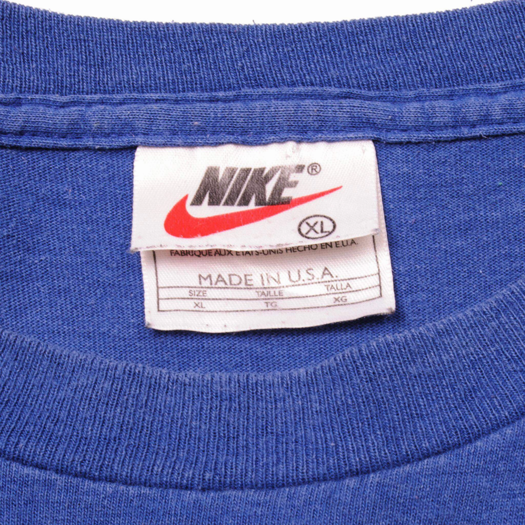 VINTAGE NIKE TEE SHIRT LATE 1990S SIZE XL MADE IN USA