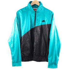 VINTAGE NIKE WINDBREAKER NYLON JACKET 1990S SIZE MEDIUM