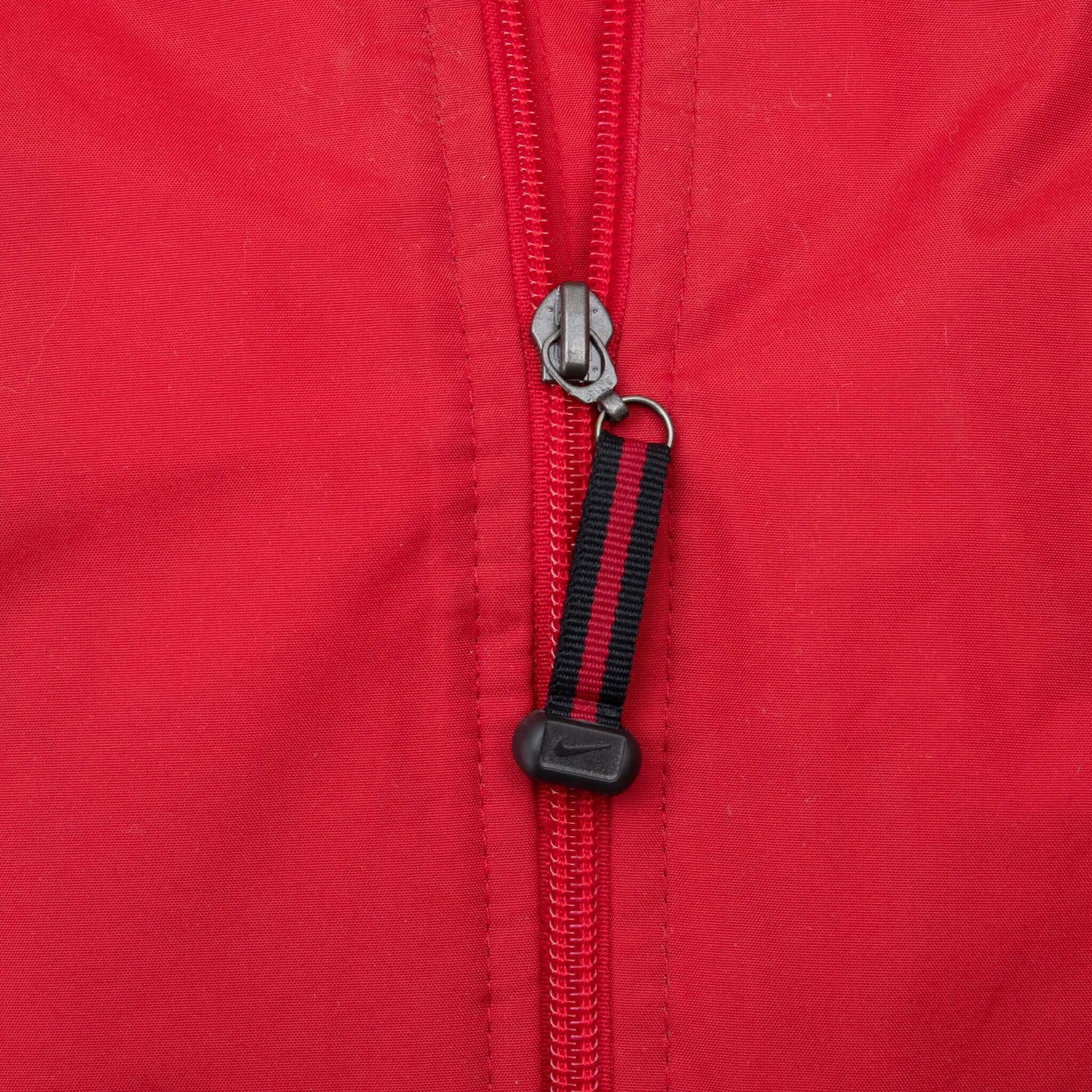 VINTAGE NIKE WINDBREAKER RED JACKET 2000S MEDIUM