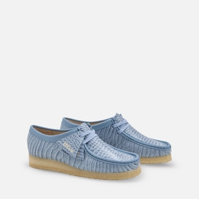 Women's Wallabee Powder Blue Croc